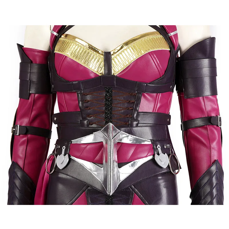 Mortal Kombat 1 Cosplay MK1 Mileena Costume Bodysuit Outfit Halloween Carnival Suit