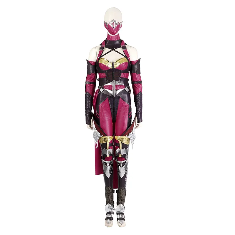 Mortal Kombat 1 Cosplay MK1 Mileena Costume Bodysuit Outfit Halloween Carnival Suit