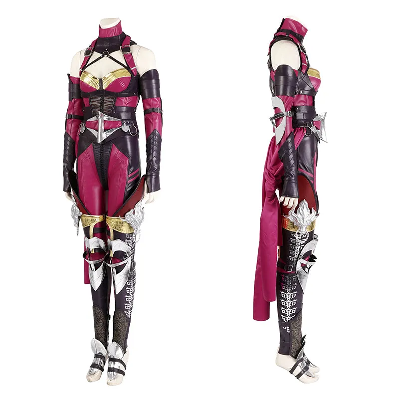 Mortal Kombat 1 Cosplay MK1 Mileena Costume Bodysuit Outfit Halloween Carnival Suit