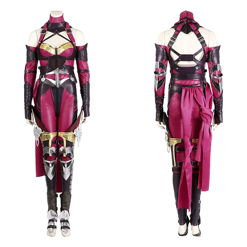 Mortal Kombat 1 Cosplay MK1 Mileena Costume Bodysuit Outfit Halloween Carnival Suit