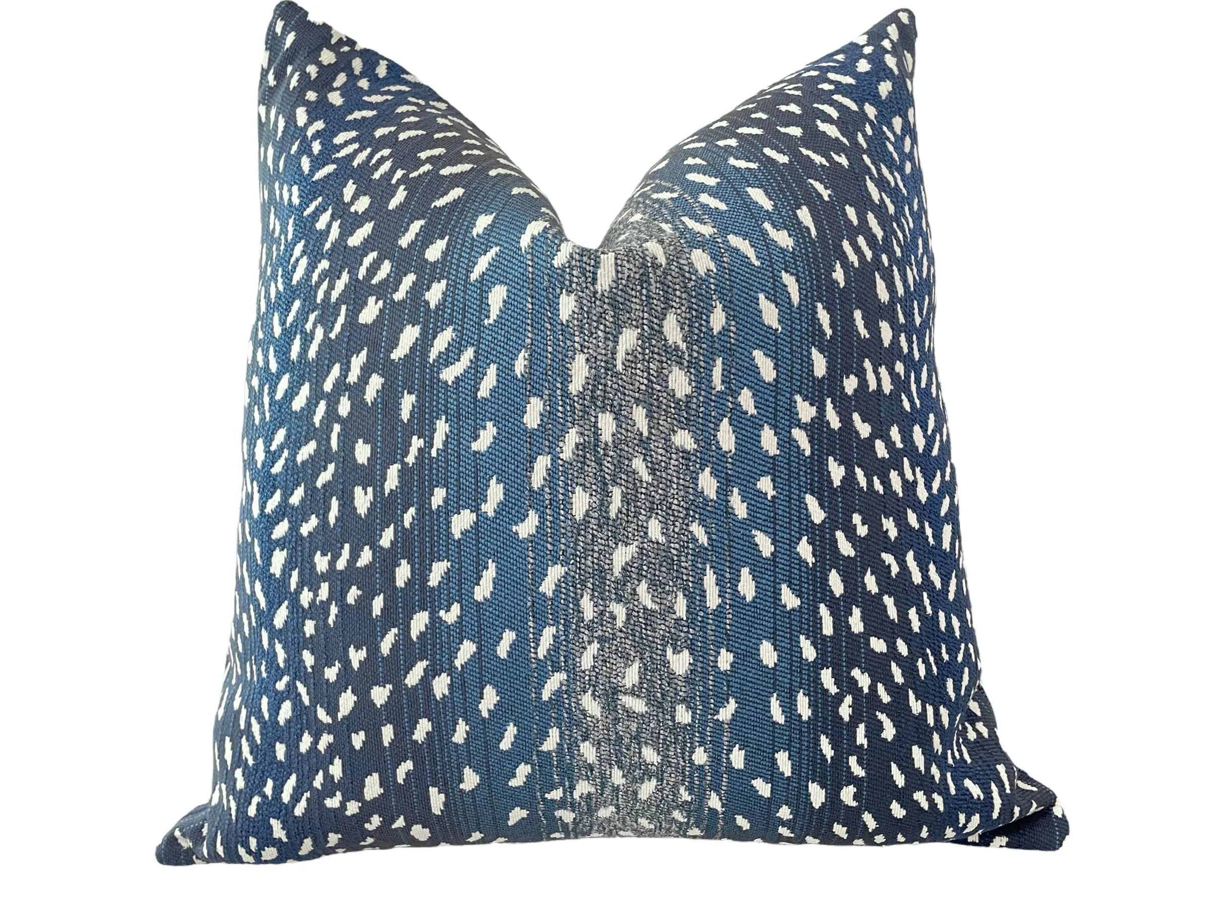 Navy Antelope Outdoor Pillow Cover / Fawn Outdoor Pillow cover / Blue Patio Pillow / Porch Pillow Cover / Outdoor 12x18 18x18 20x20