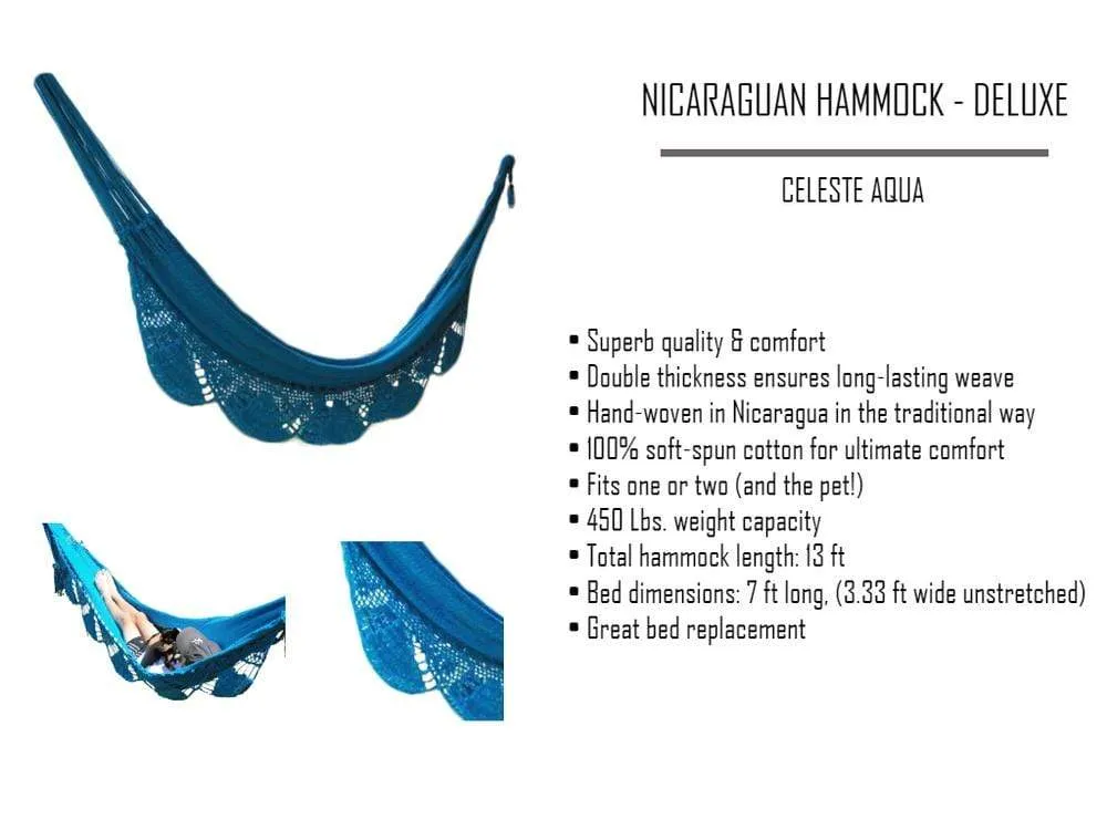 Nicaraguan Hammock with Universal Hammock Stand