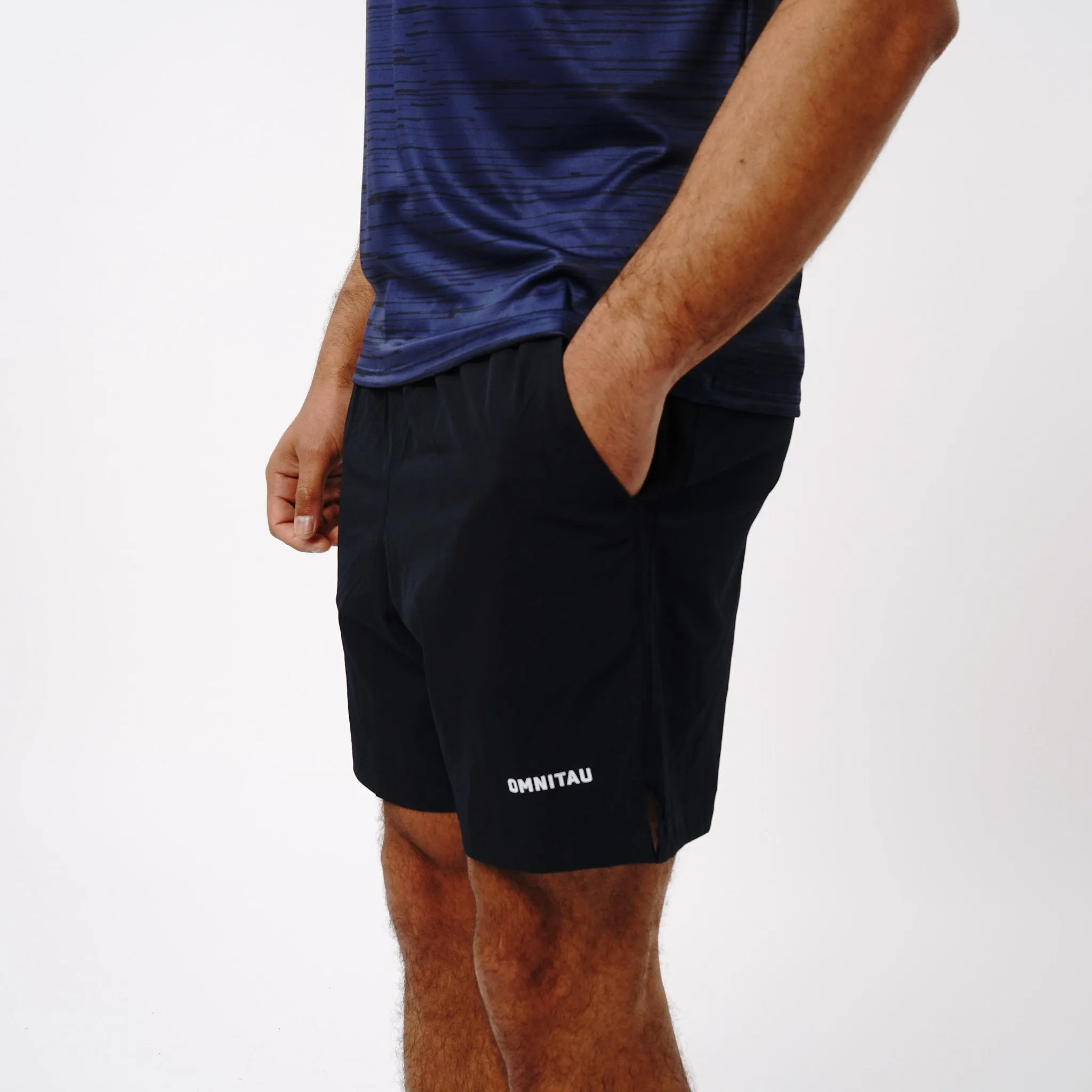 Omnitau Men's Breathable Phi Running Shorts - Navy