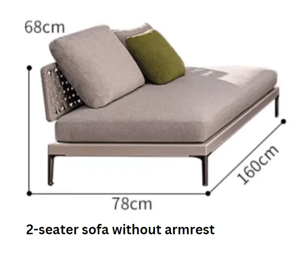 Outdoor 2-Seater Sofa | ROCA