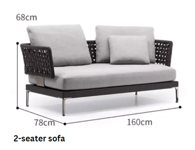 Outdoor 2-Seater Sofa | ROCA