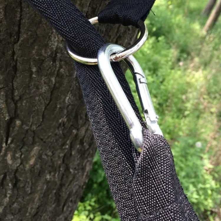 Outdoor Camping Hiking Must-Have Hammock Strap Rope Metal Buckle Load Tie Rope, Random Color Delivery