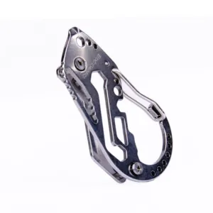 Outdoor Multi-Function Key Clip Stainless Steel Carabiner(Without Corkscrew)