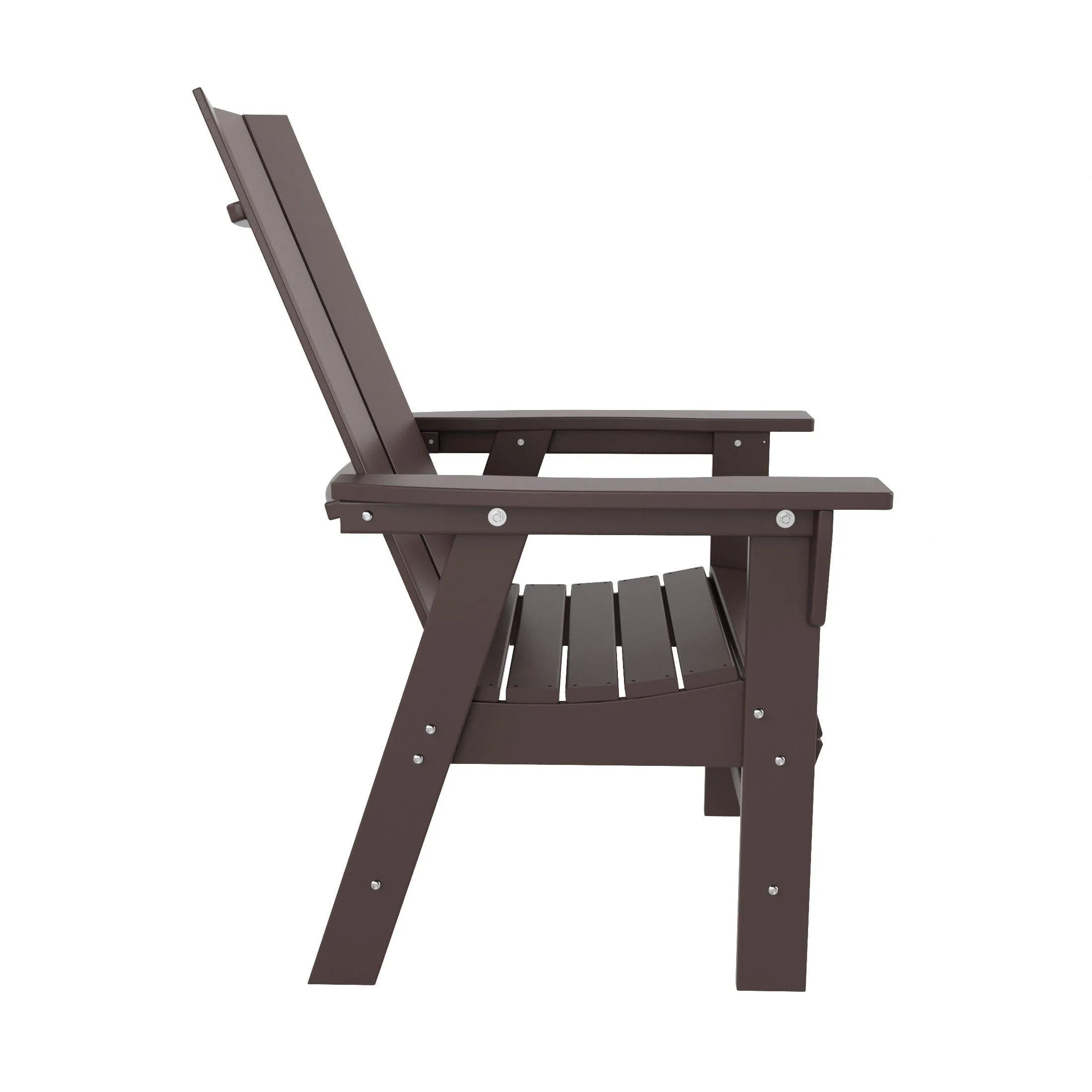 Palms Outdoor Patio Modern Adirondack Dining Chair