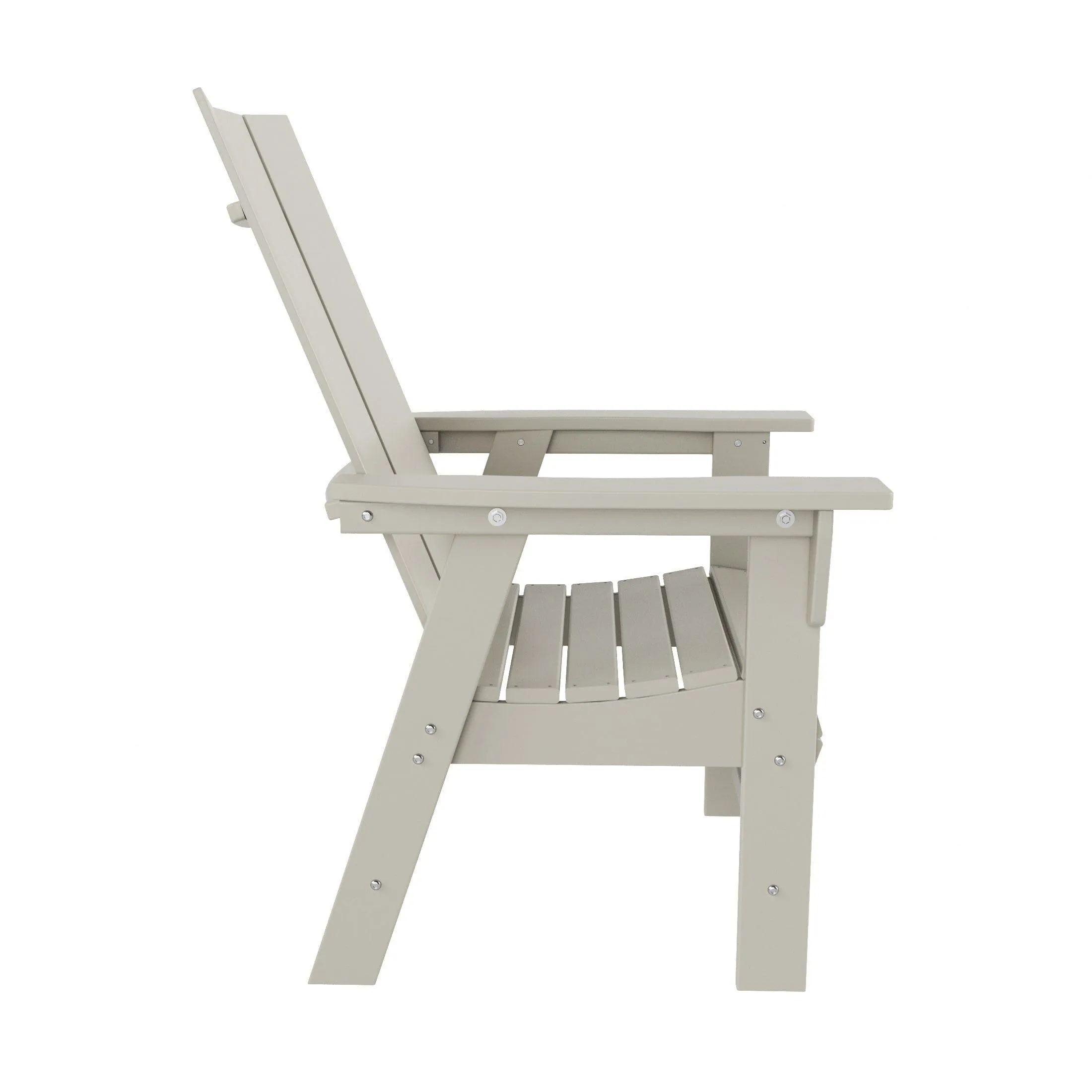 Palms Outdoor Patio Modern Adirondack Dining Chair