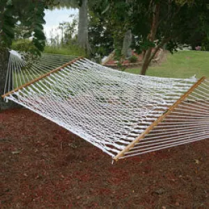 Pawley's Island Large Polyester Rope Hammock/White #130P