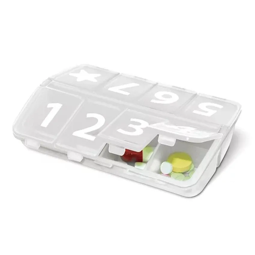 Pill Box 7 Day 8 Compartments