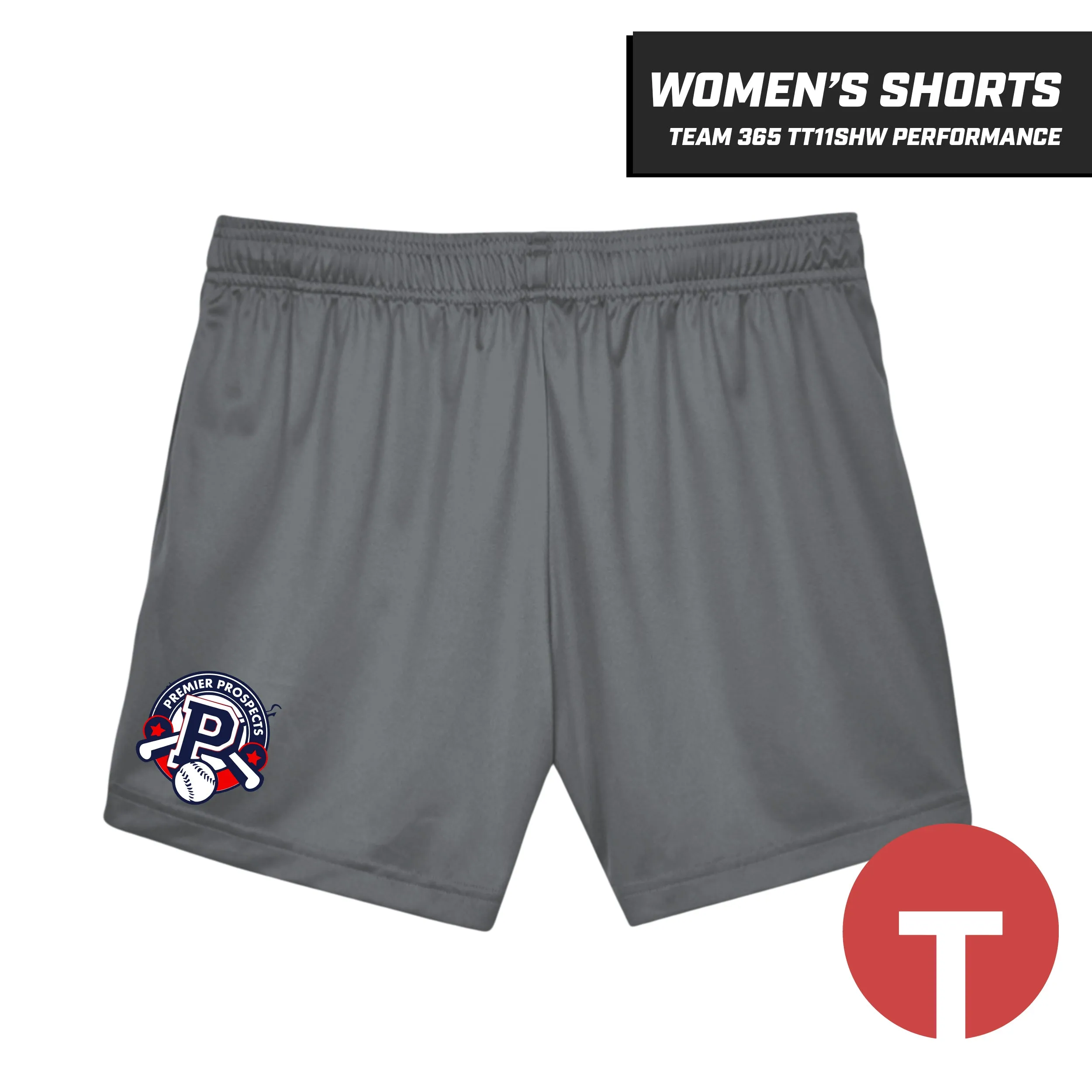 Premier Prospects - Women's Performance Shorts - Team 365 TT11SHW