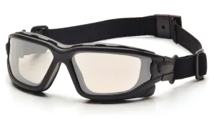 Pyramex SB7080SDT I-Force Black Goggles W/ Indoor/Outdoor Mirror Anti-Fog Lens (12 each)