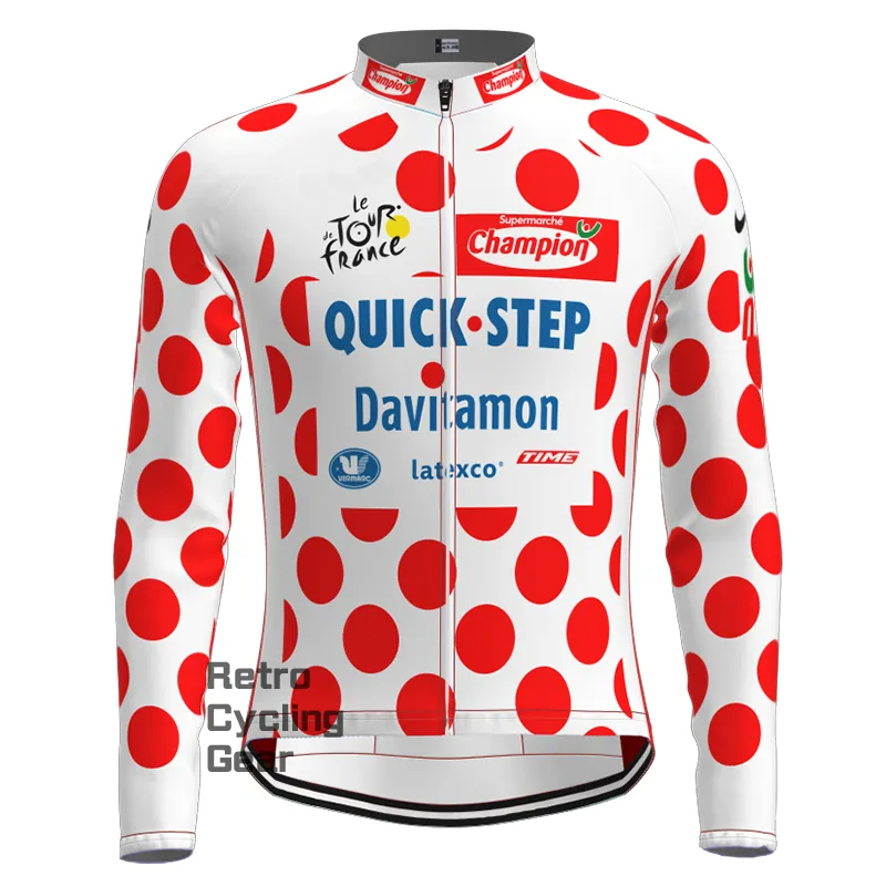 QUICK STEP Retro Long Sleeve Cycling Kits