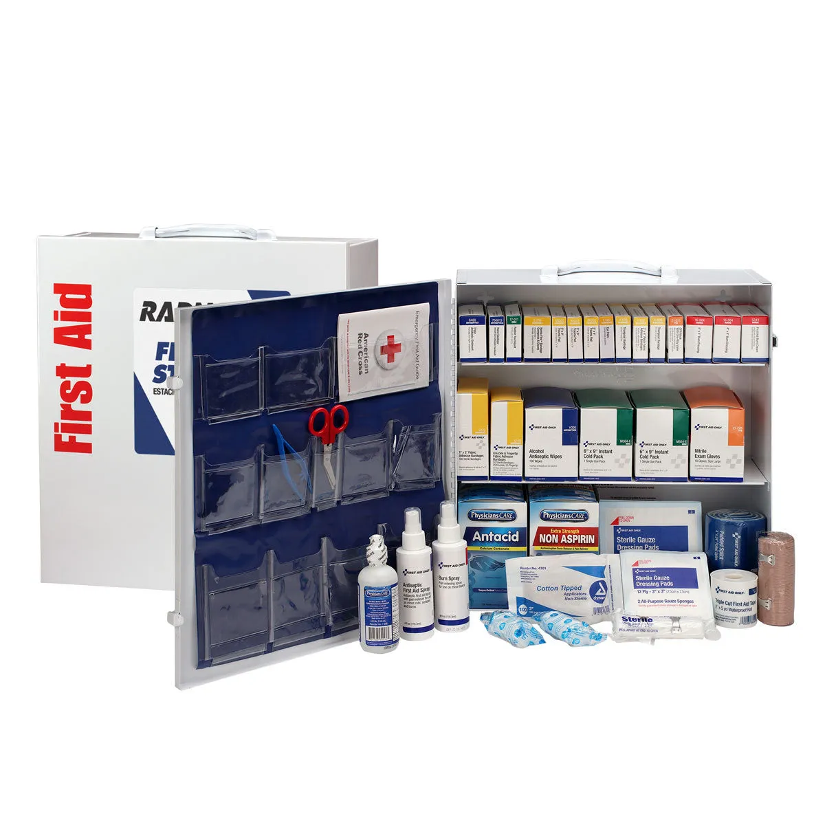 Radnor Industrial Metal Cabinet First Aid Kit