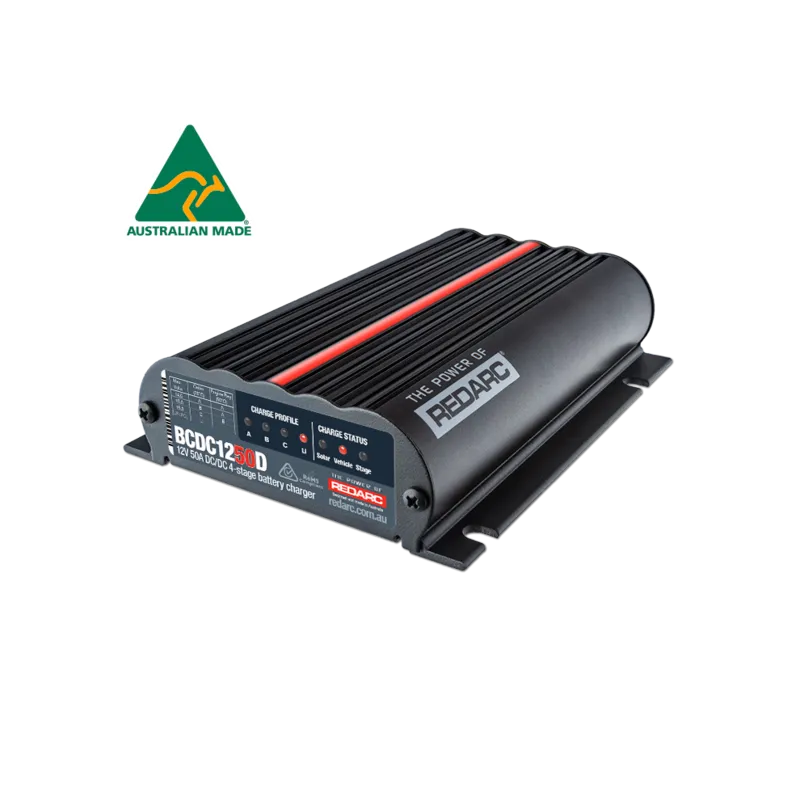 REDARC DUAL INPUT 50A IN-VEHICLE DC BATTERY CHARGER (BCDC1250D)