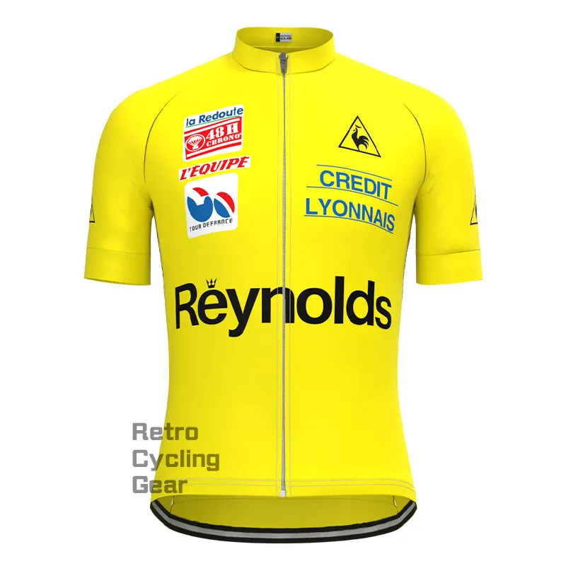 Reynolds Yellow Retro Long Sleeve Cycling Kit