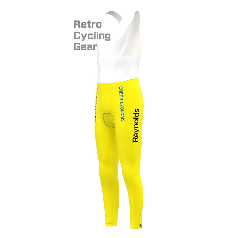 Reynolds Yellow Retro Long Sleeve Cycling Kit