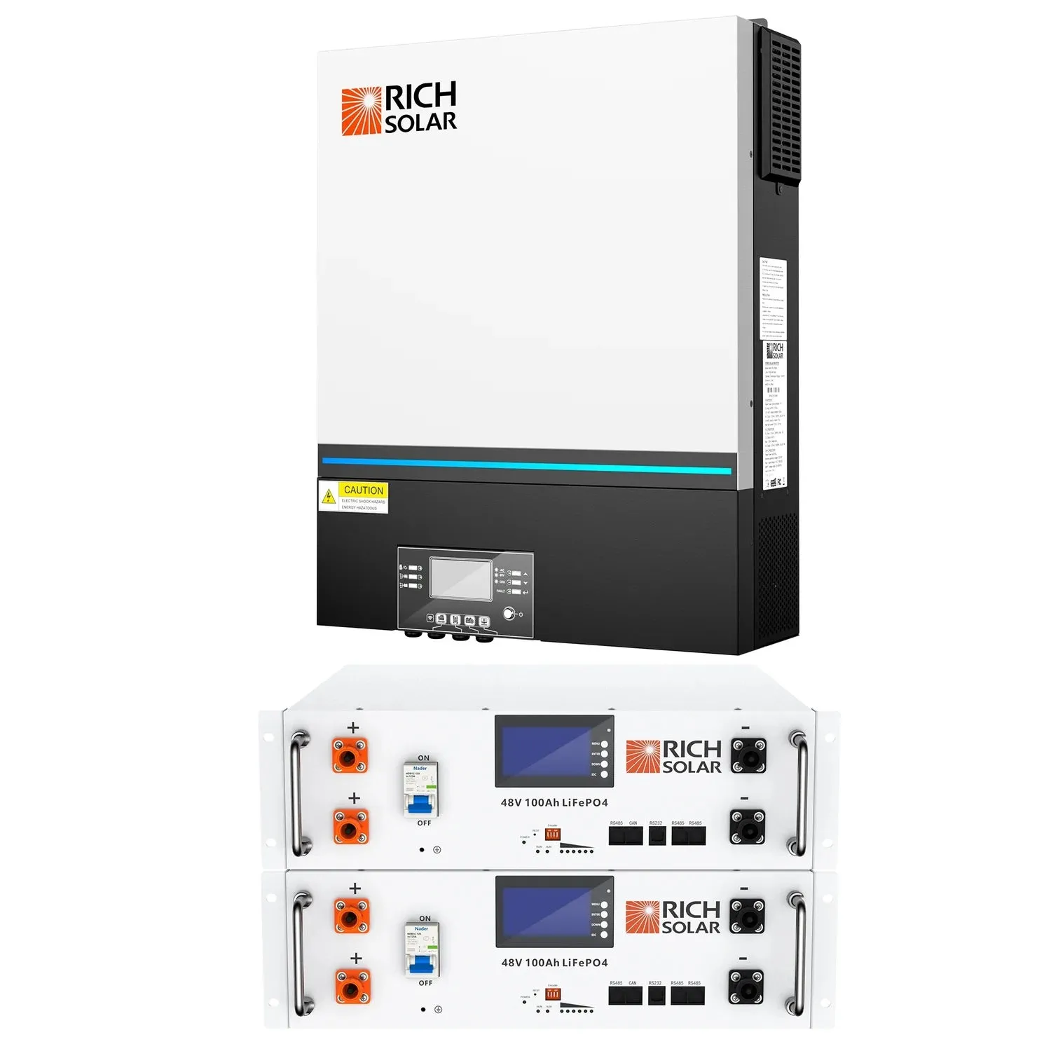 Rich Solar 6500 Watt (6.5kW) 48 Volt Off-Grid Hybrid Solar Inverter