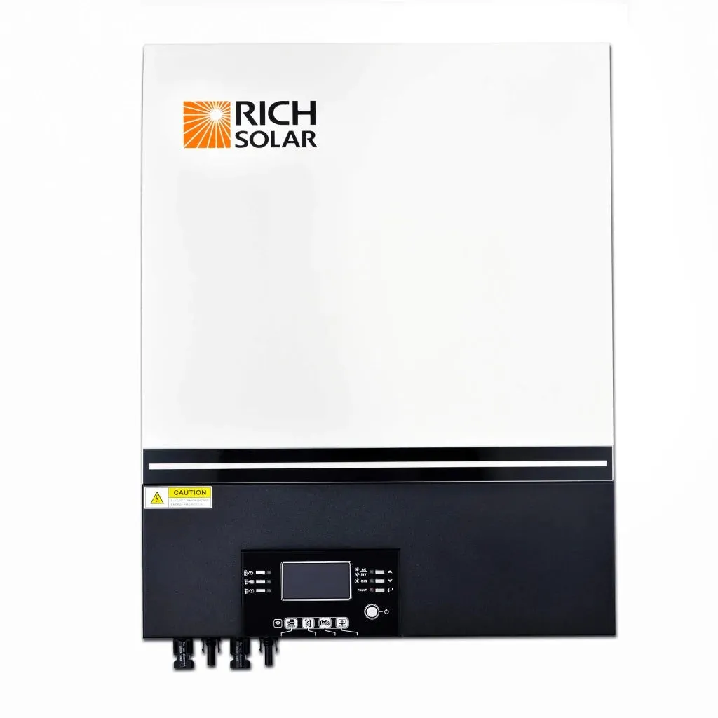 Rich Solar 6500 Watt (6.5kW) 48 Volt Off-Grid Hybrid Solar Inverter