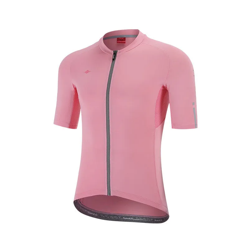 Santic Azuni Pink Men Cycling Jersey Short Sleeve