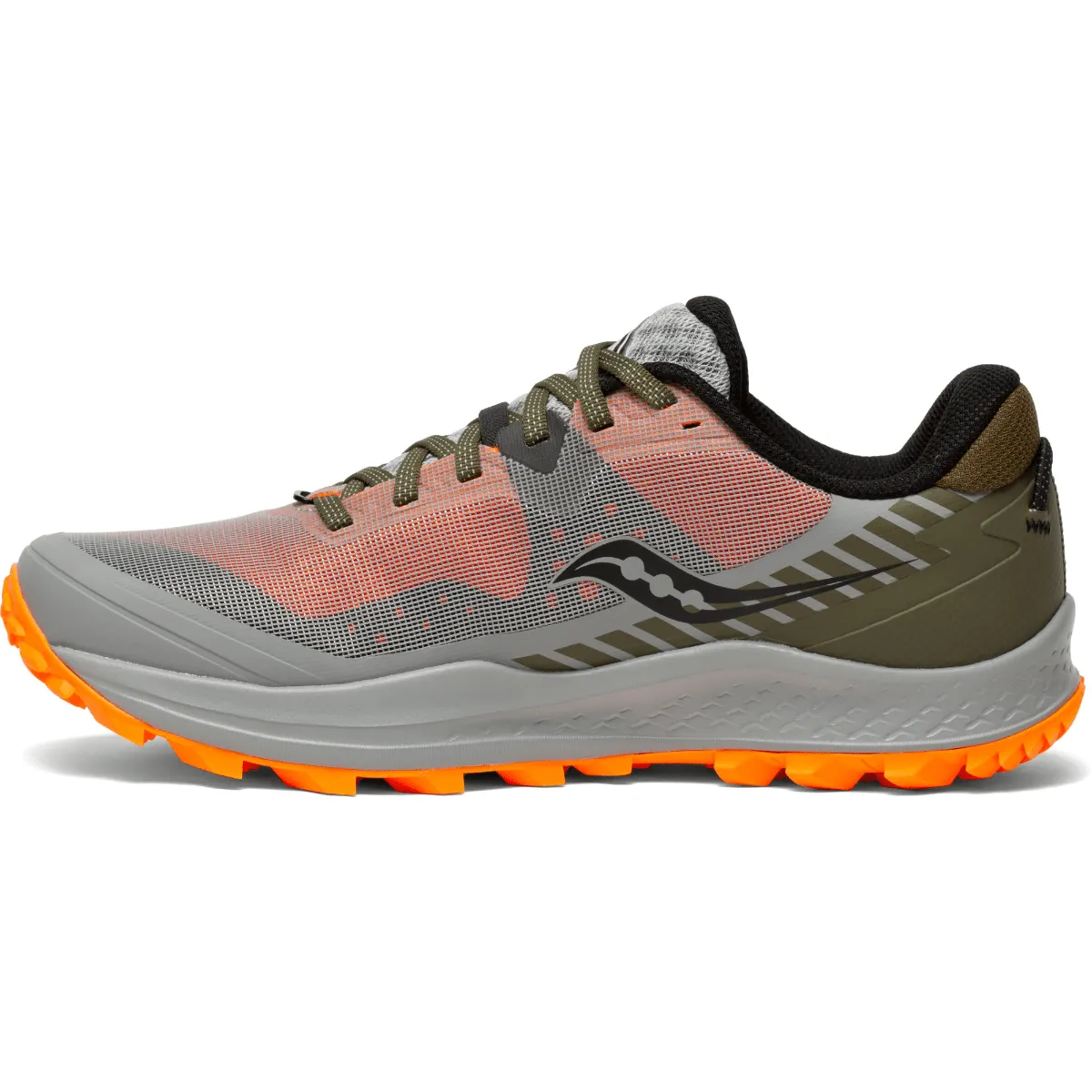 Saucony | Peregrine 11 | Men's | Alloy/Olive/Vizi