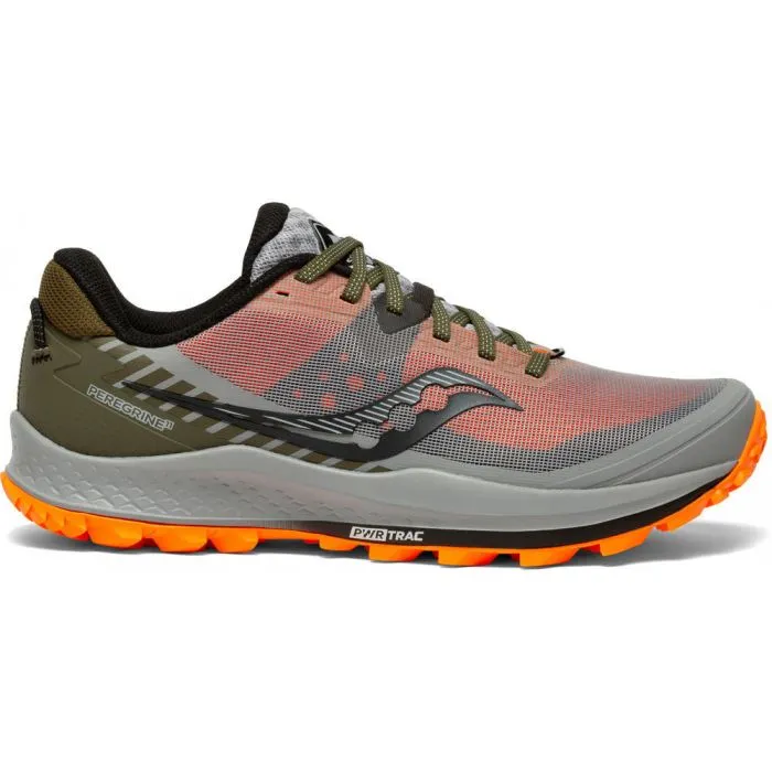 Saucony | Peregrine 11 | Men's | Alloy/Olive/Vizi