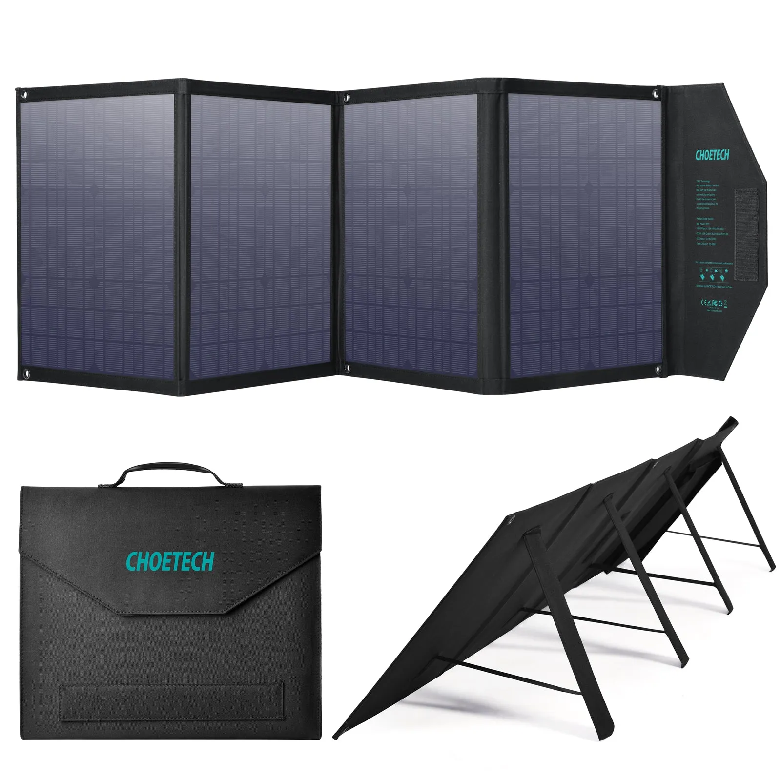 SC007 Choetech 80W Foldable Solar Charger