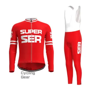 SER Retro Long Sleeve Cycling Kit