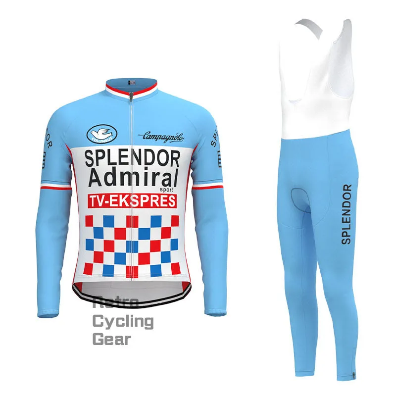 SPLENDOR Retro Long Sleeve Cycling Kit