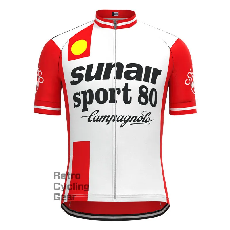 SUNAIR Red Retro Long Sleeve Cycling Kit