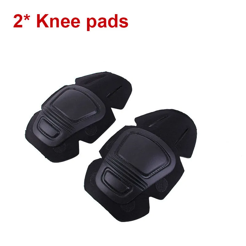 Tactical g2 g3 Frog Suit Knee Pads &amp; Elbow Support Paintball Airsoft Kneepad Interpolated Knee Protector Set