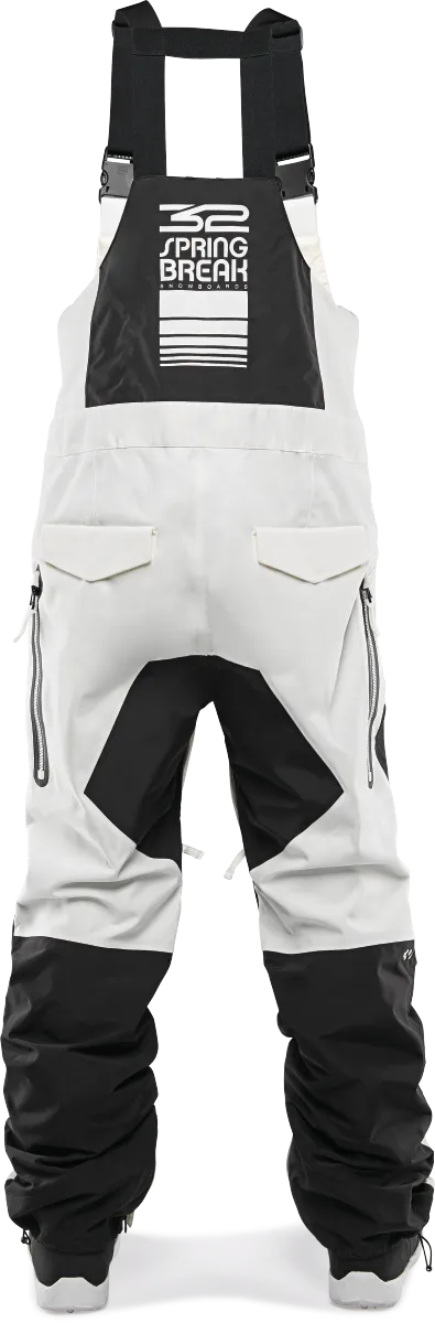 ThirtyTwo Spring Break Powder Bib Pants Mens White