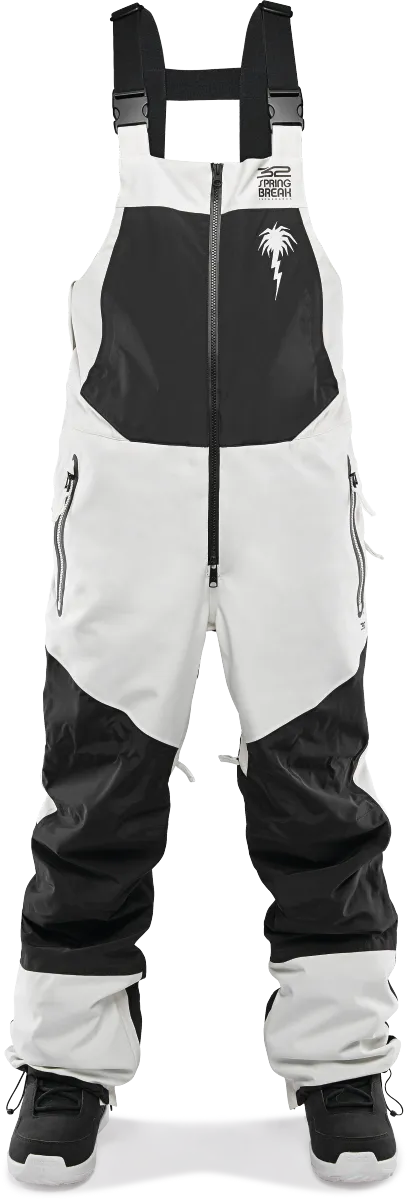 ThirtyTwo Spring Break Powder Bib Pants Mens White