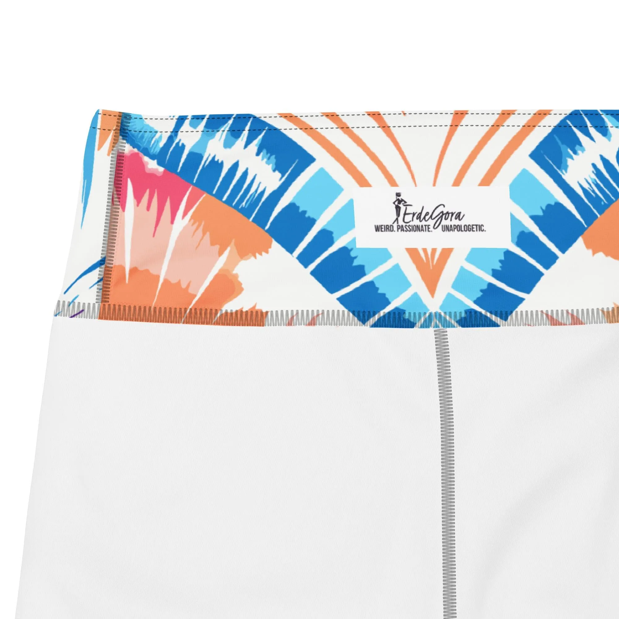 Tie-dye Yoga Shorts Peachy Shells