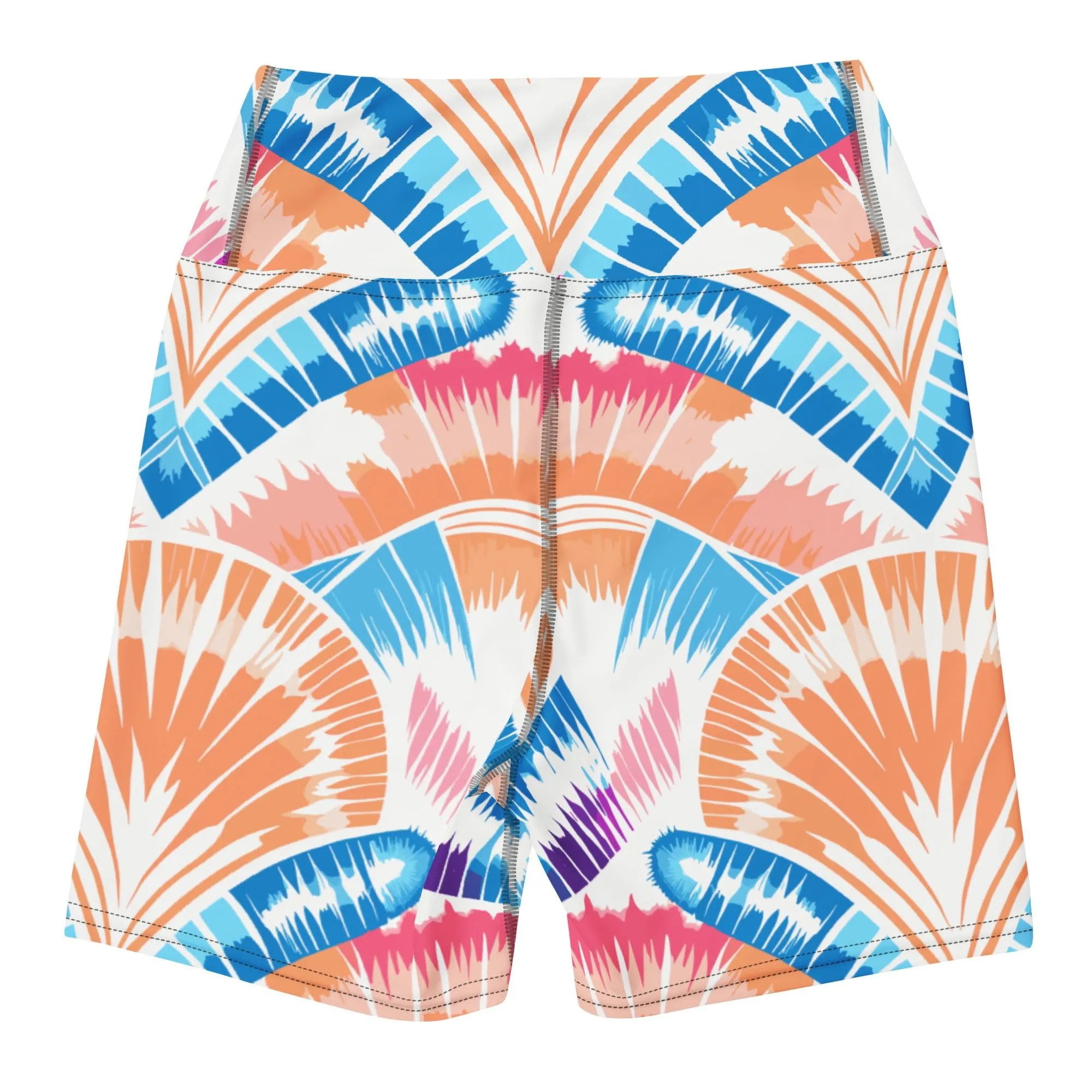 Tie-dye Yoga Shorts Peachy Shells