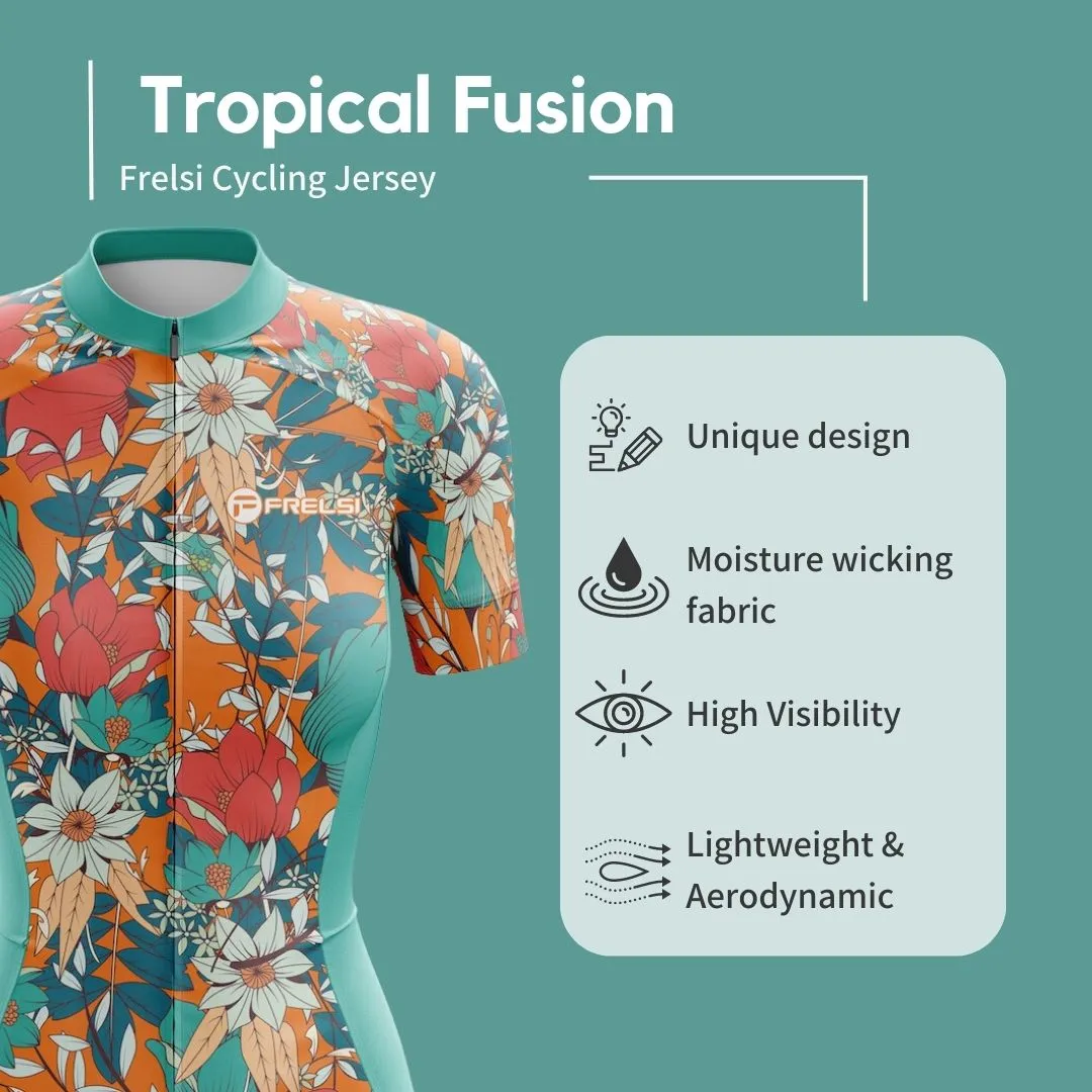 Tropical Fusion | Women's Short Sleeve Cycling Jersey