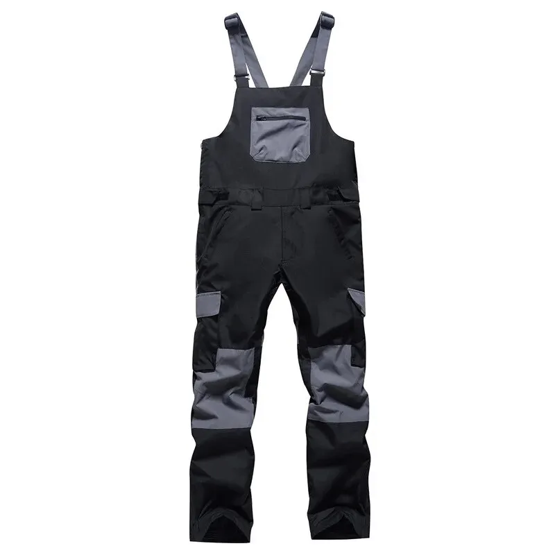 Unisex Windproof Waterproof Ski Pants with Straps - SF1764