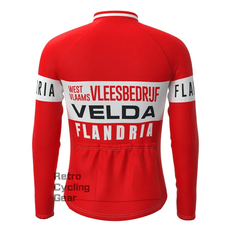 VELDA Retro Long Sleeve Cycling Kit