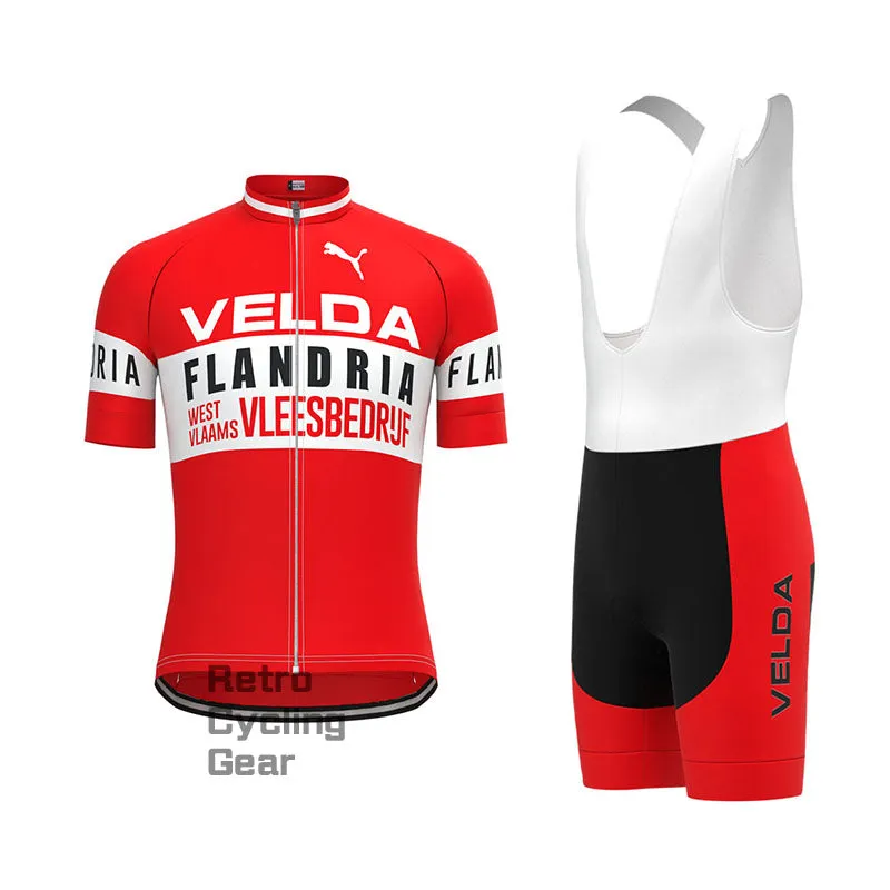 VELDA Retro Long Sleeve Cycling Kit