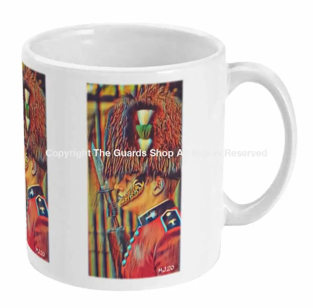 Welsh Guards Ceremonial Ceramic Mug