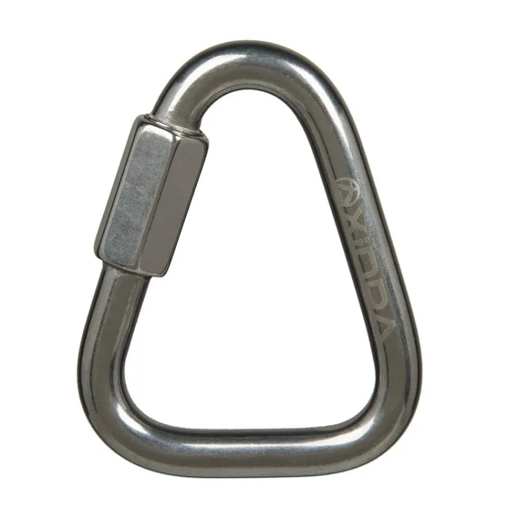 Xinda Stainless Steel Triangle Connecting Ring Meilong Lock Rock Climbing Equipment 6mm