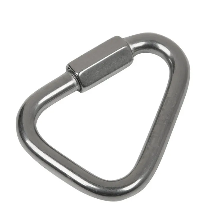 Xinda Stainless Steel Triangle Connecting Ring Meilong Lock Rock Climbing Equipment 6mm